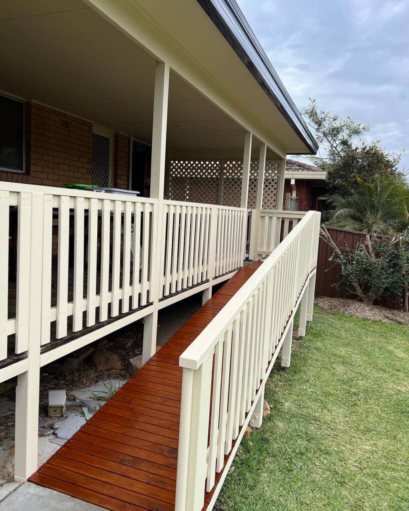 Timber deck and exterior repaint